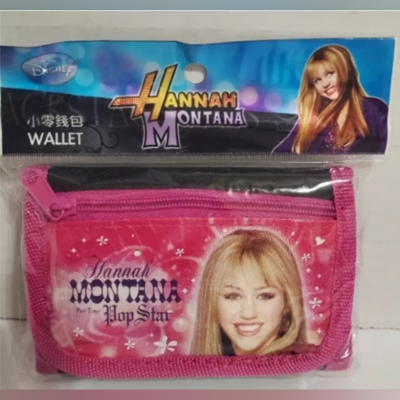 Hannah Montana Miley Cyrus Disney Channel trifold wallet y2k new - Picture 9 of 11
